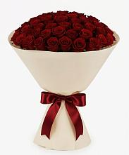 Букет 101 Бордовая роза Блэк Бакарра в Бураево