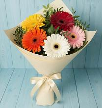 Букет цветов из:  Герберы в Бураево