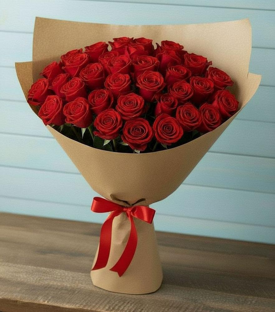 Букет Красные розы Милано в Бураево