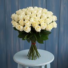 Букет 51 Белая роза Эдлесс Лав #REPLACE_PRED# Бураево