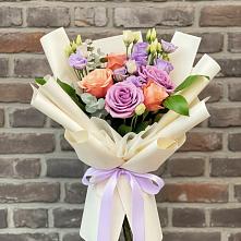 Букет цветов из:  Лизиантусы и Розы #REPLACE_PRED# Бураево