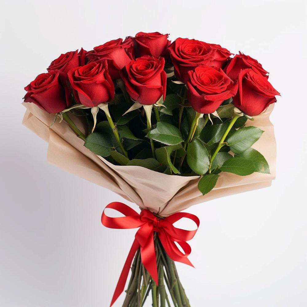 Букет 11 Красных роз Эдлесс Лав в Бураево