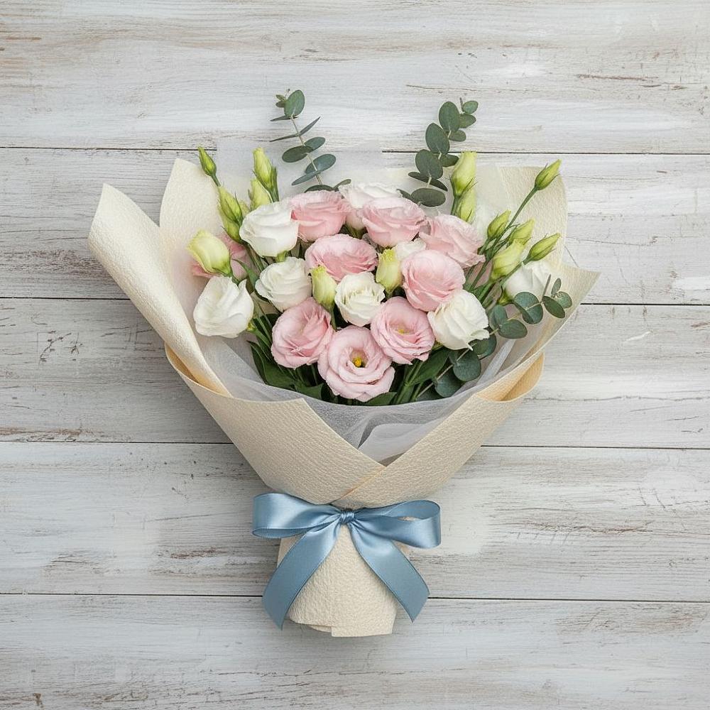 Букет цветов из: Лизиантусы в Бураево